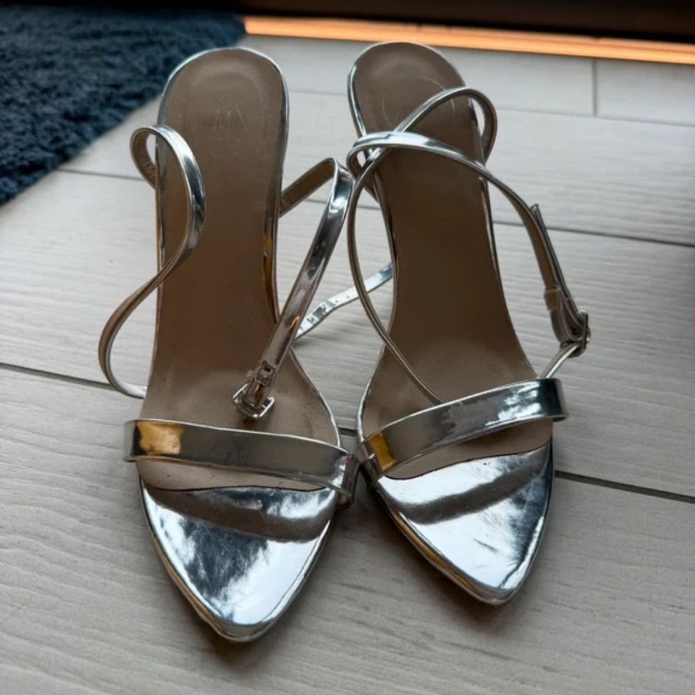 Chic Silver Women's Heels